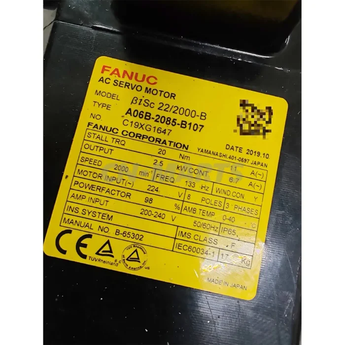 Fanuc A06B-2085-B107
