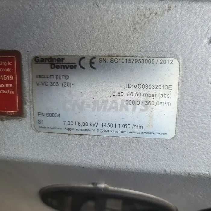 GardnerDenver V-VC303