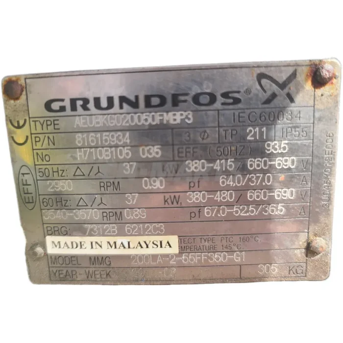 Grundfos CR45-9 A-F-A-V-HQQV