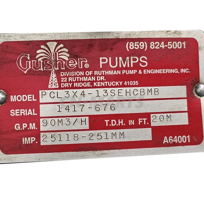 Gusher PUMPS PCL3X4-13SHCB