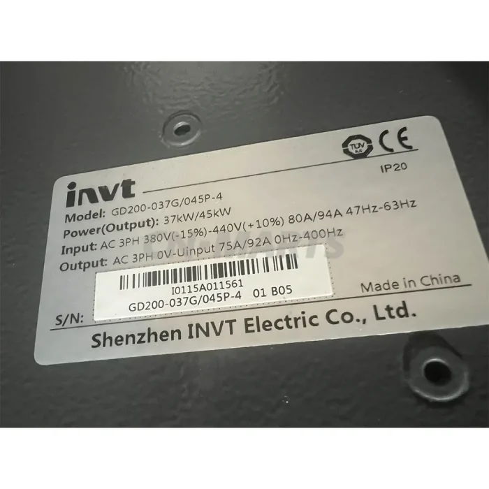 INVT GD200-037G/045P-4
