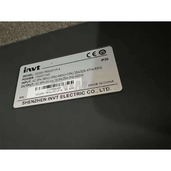 INVT GD200-7R5G/011P-4