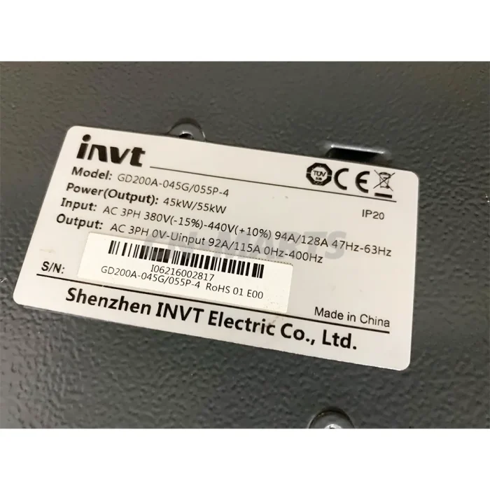 INVT GD200A-045G/055P-4
