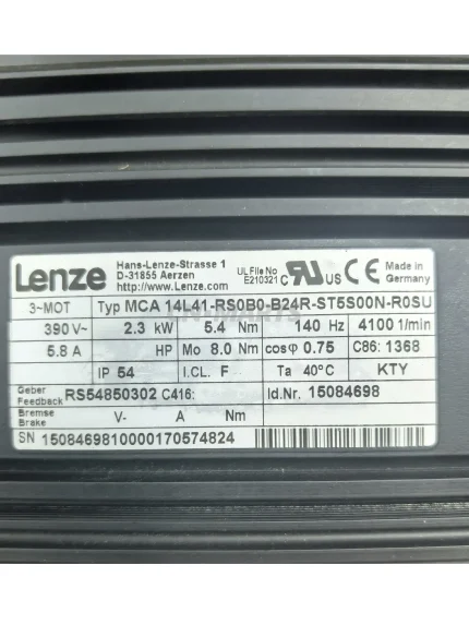 Lenze MCA 14L41-RS0B0-B24R-ST5S00N-ROSU