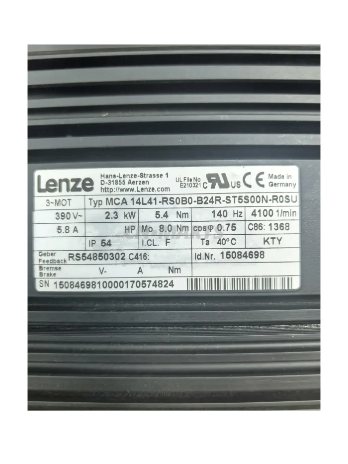 Lenze MCA 14L41-RS0B0-B24R-ST5S00N-ROSU