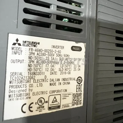 Mitsubishi FR-A840-00250-2-60