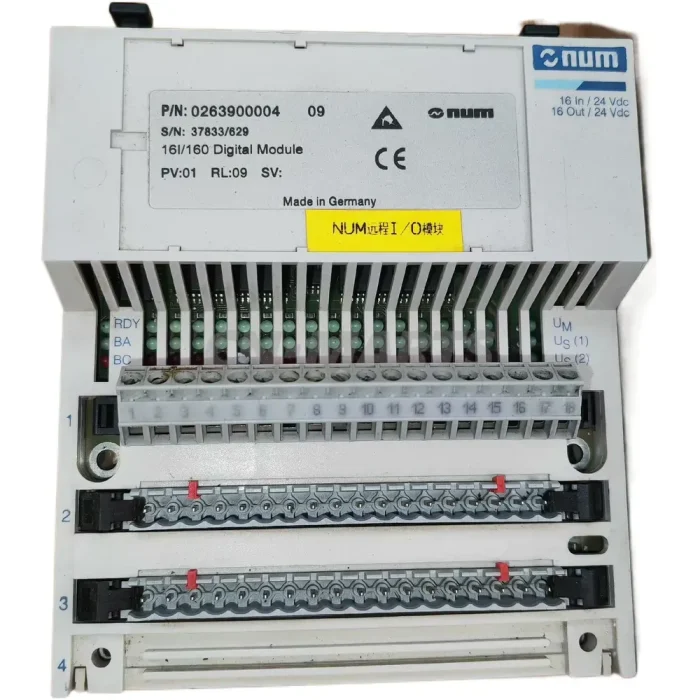 NUM IO P/N 0263900004