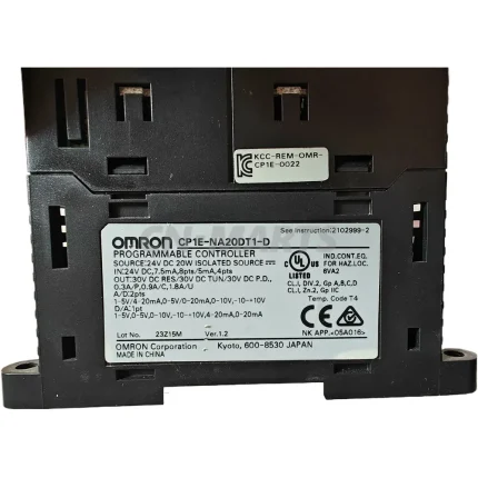 OMRON CP1E-NA20DT1-D