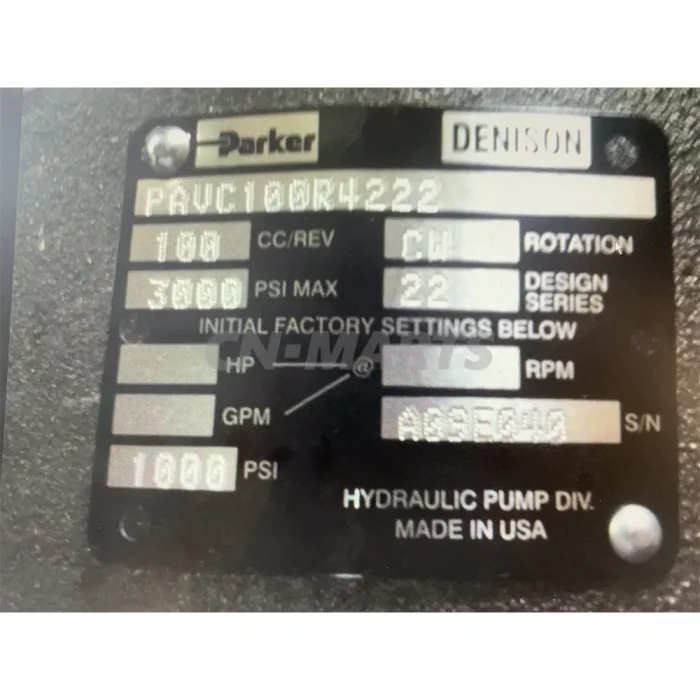 Parker PAVC10038R4222