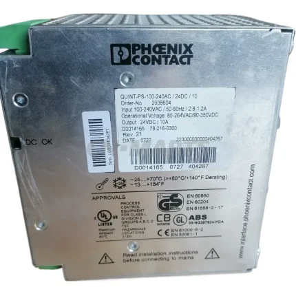 Phoenix QUINT-PS-100-240AC/24DC/10