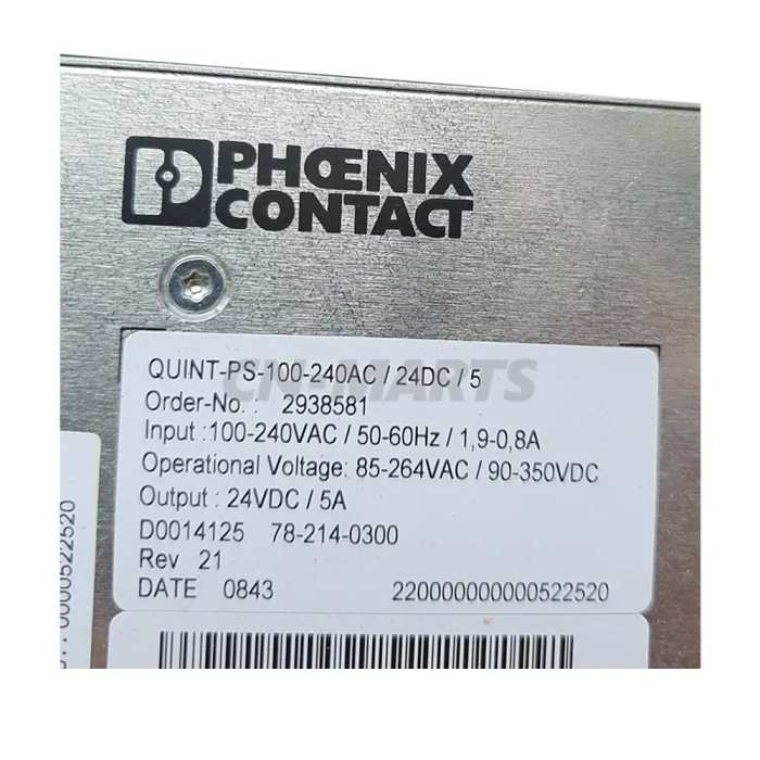 Phoenix QUINT-PS-100-240AC/24DC/