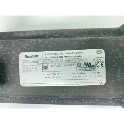 Rexroth 3-PHASE PERMANENT MAGNET MOTOR