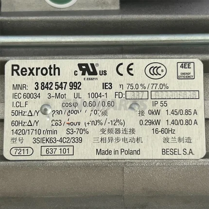 Rexroth 3842547992 3S