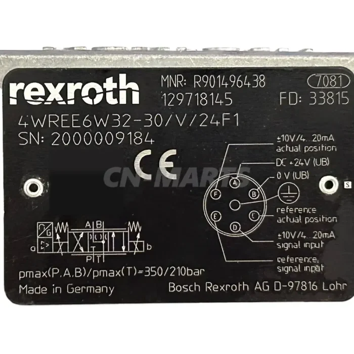 Rexroth 4WREE6W32-3X/V/24 R901496438