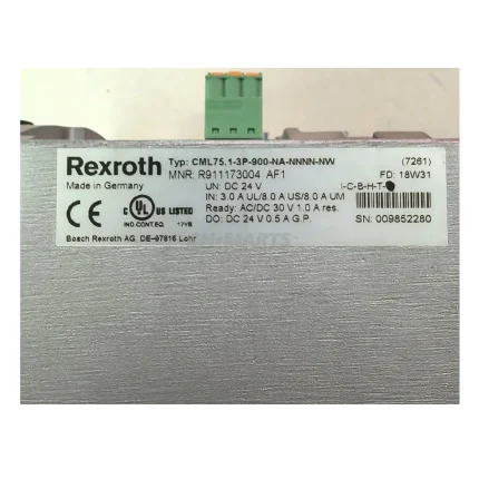 Rexroth CML75.1-3P-900-NA-NNNN-NW R911173004
