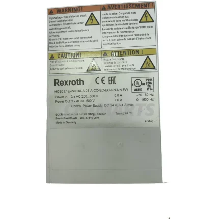 Rexroth HCS01.1E-W0018-A-03-A-CC-EC-EC-NN-NN-FW