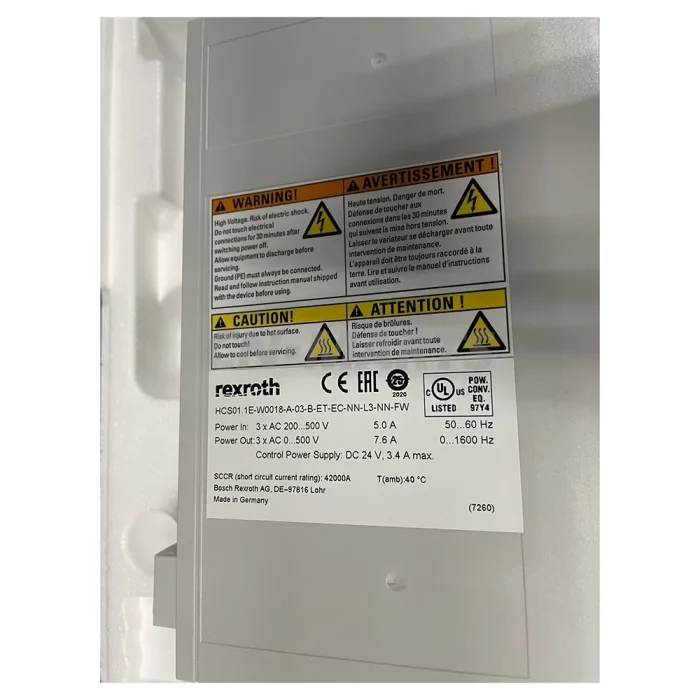 Rexroth HCS01.1E-W0018-A-03-B-ET-EC-NN-L3-NN-FW
