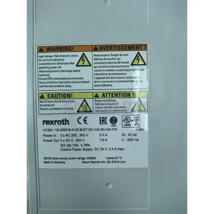 Rexroth HCS01.1E-W0018-A-03-B-ET-EC-NN-S4-NN-FW