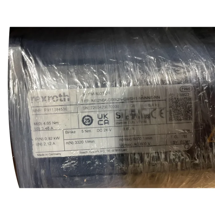 Rexroth MS2N04-D0BQN-CMSH1-NNNNE-NN R911384536
