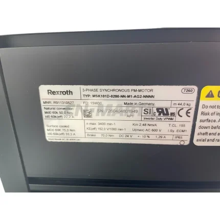 Rexroth MSK101D-0200-NN-M1-AG2-N