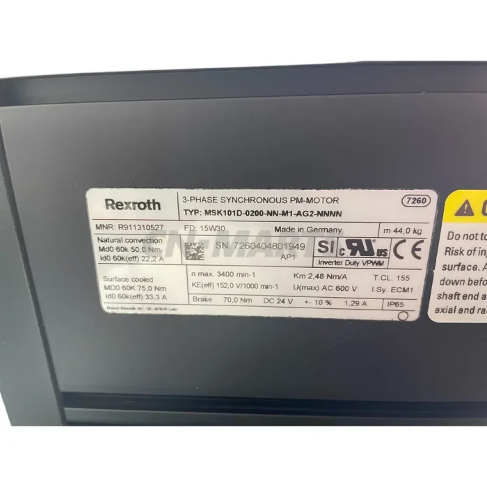 Rexroth MSK101D-0200-NN-M1-AG2-N
