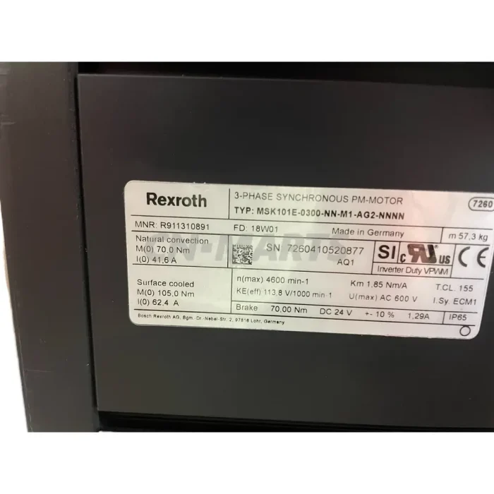 Rexroth MSK101E-0300-NN-M1-AG2