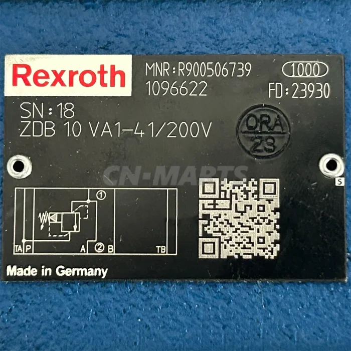 Rexroth R900506739 Z ZDB10VA1-4X/200V