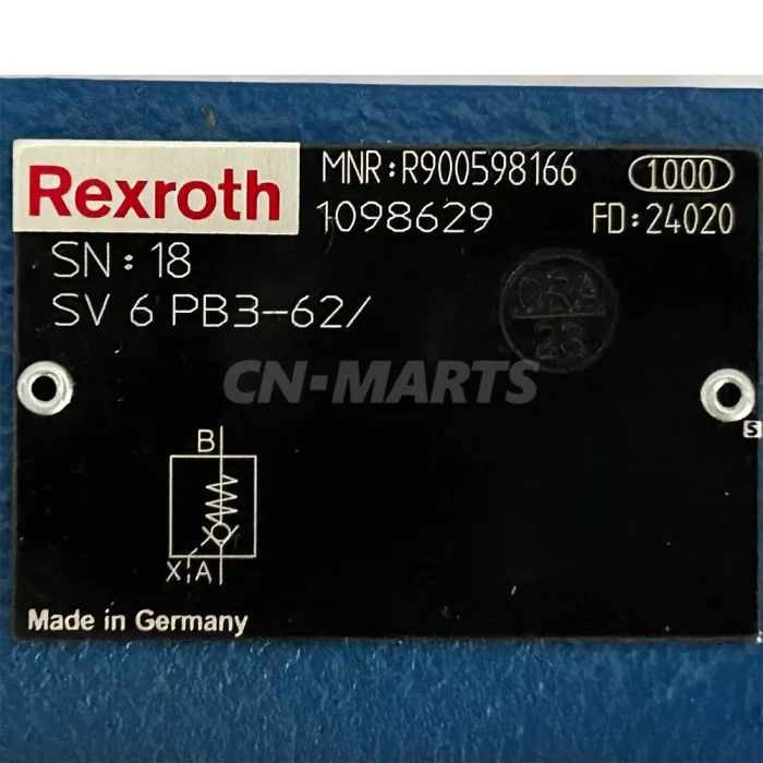Rexroth R900598166 SV6PB3-62