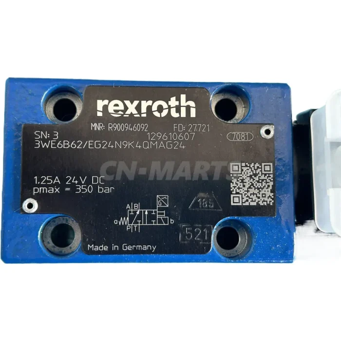 Rexroth R900946092 3WE6B62/EG24N9K4QMAG24