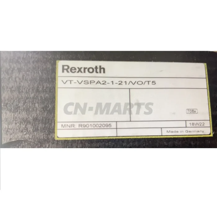 Rexroth R901002095 VT-VSPA2-1-21/VO/T5