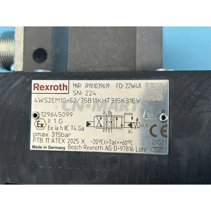 Rexroth R901039619 4WS2EM10-5X/75B11XHT315K31EV