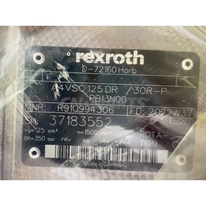 Rexroth R9010994306 A4VSO125DR/30R-PPB13N00