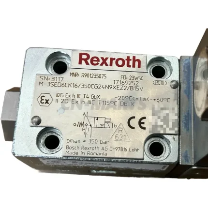 Rexroth R901235075 M-3SED6CK16/350CG24N9XEZ2/B15V