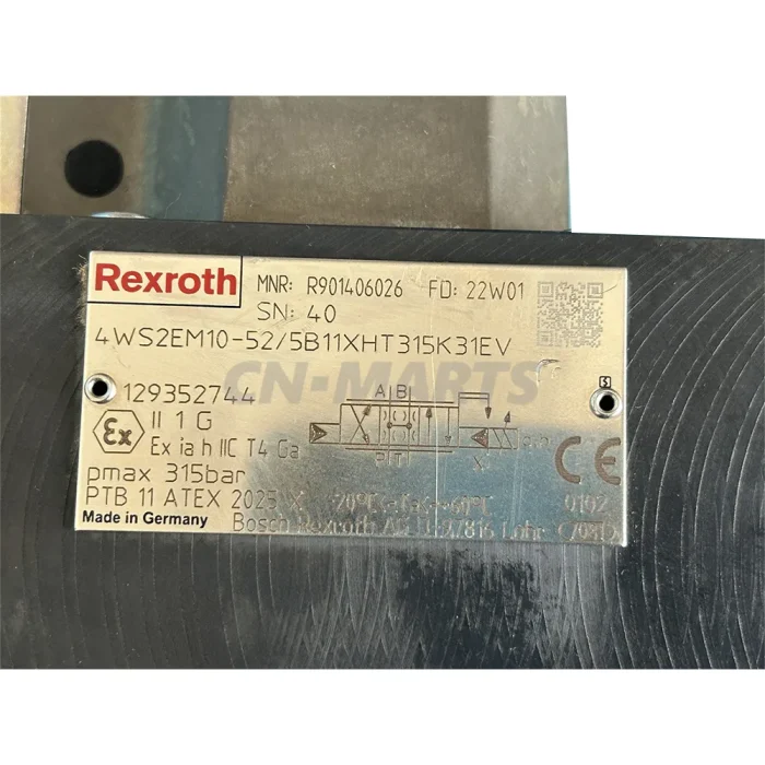 Rexroth R901406026 4WS2EM10-52/5B11XHT315K31EV