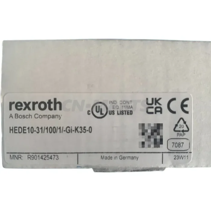 Rexroth R901425473 HEDE10-3X/100/1/-G1-K35-0