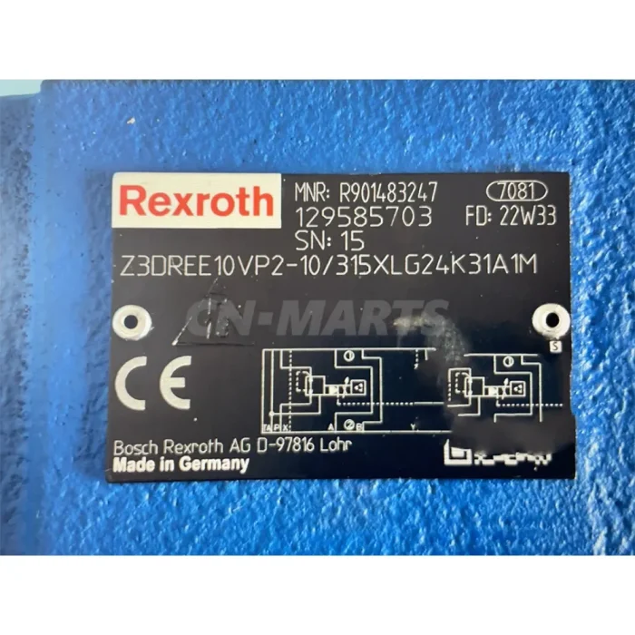 Rexroth R901483247 Z3DREE10VP2-10/315XLG24K31A1M