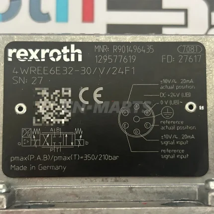 Rexroth R901496435 4WREE6E32-30/V/24F1