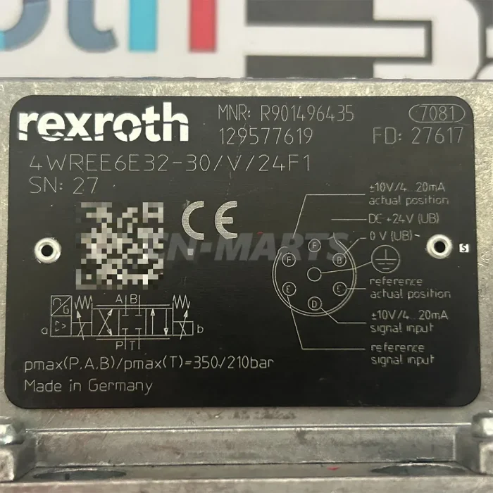 Rexroth R901496435 4WREE6E32-30/V/24F1