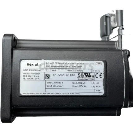 Rexroth R911306380 MSK040B-0600-NN-S1-UP0-NNNN