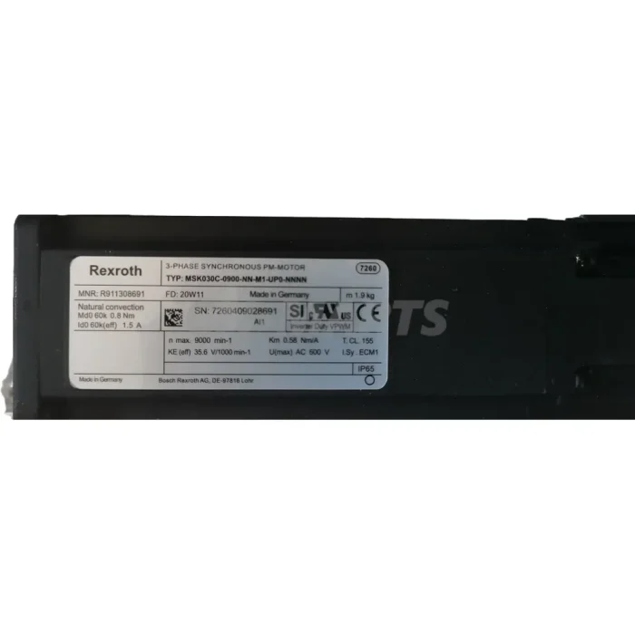 Rexroth R911308691 MSK030C-0900-NN-M1-UPO-NNNN