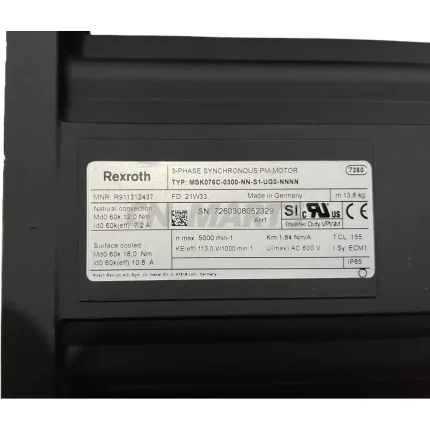 Rexroth R911312437 MSK076C-0300-NN-SI-UGO-NNNN