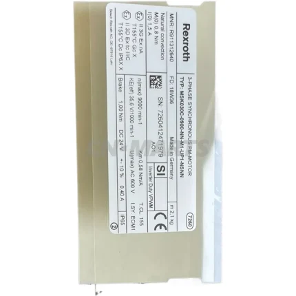 Rexroth R911312640 MSK030C-0900-NN-M1-UP1-NSNN