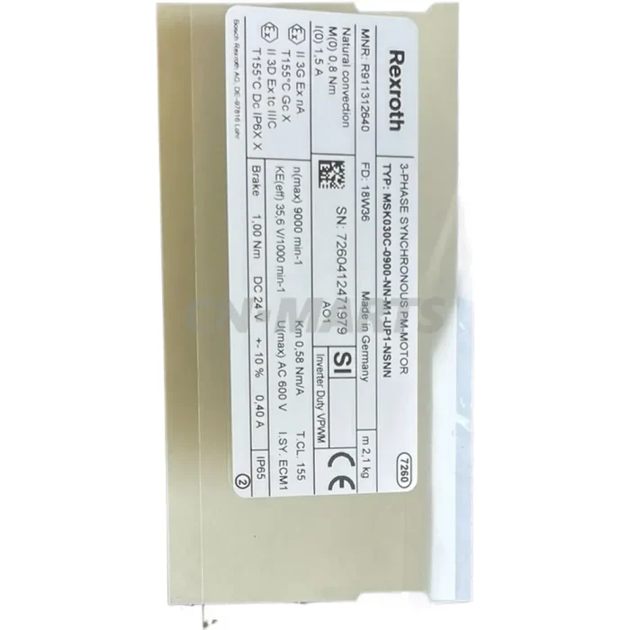 Rexroth R911312640 MSK030C-0900-NN-M1-UP1-NSNN