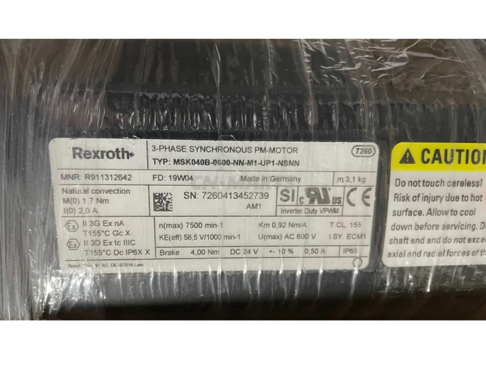 Rexroth R911312642 MSKO40B-0600-NN-M1-UP1-NSNN