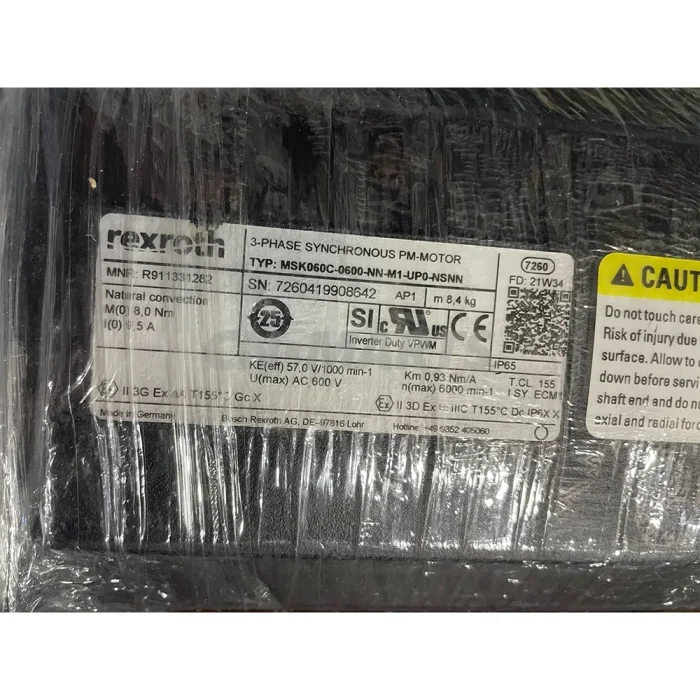 Rexroth R911331282 MSK060C-0600-NN-M1-UP0-NSNN
