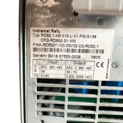 Rexroth RD52.1-4B-018-L-V1-FW
