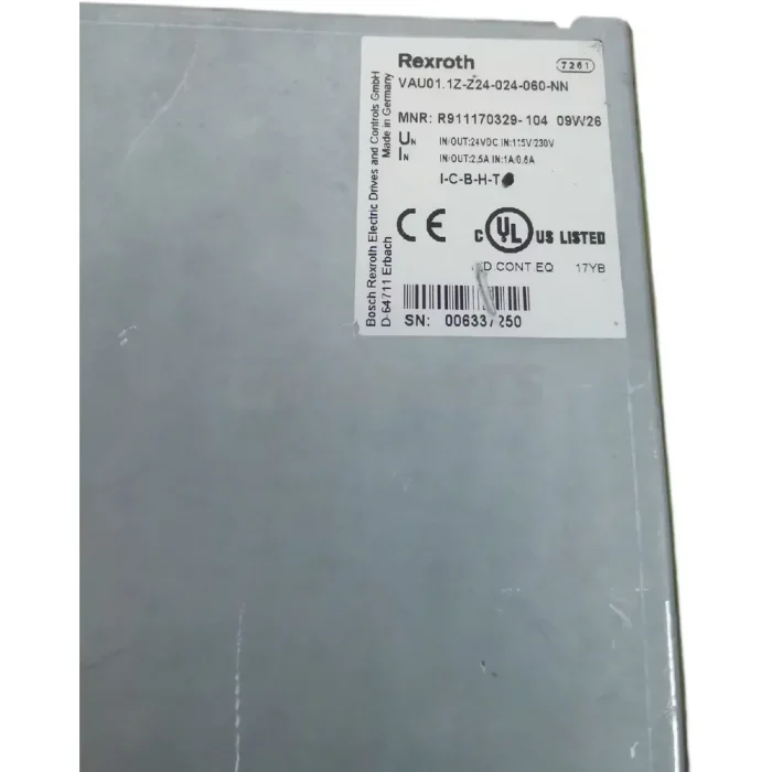 Rexroth Rexroth VAU01.1Z-Z24-024-060-NN R911170329