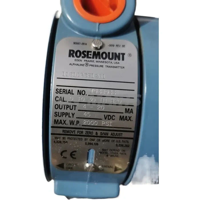 Rosemount 1151DP3E12B1