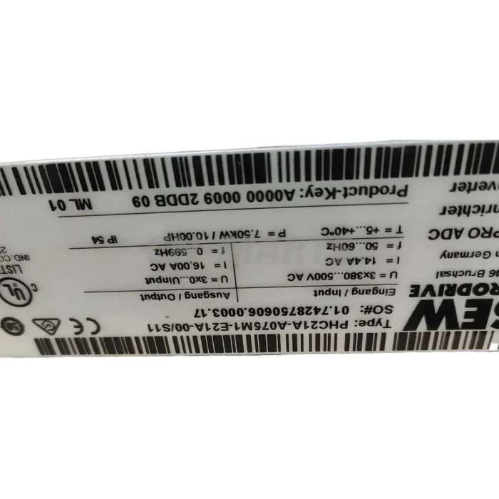 SEW PHC21A-A075M1-E21A-00/S1