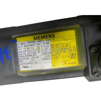 SIEMENS 1FK7034-5AK71-1LV3-Z